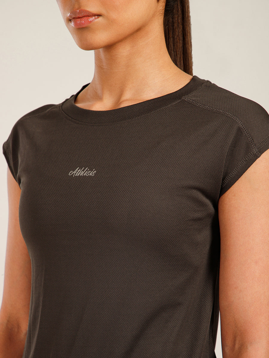 Cap Motion T-Shirt Dark Grey