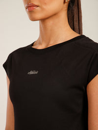 Cap Motion T-Shirt Black