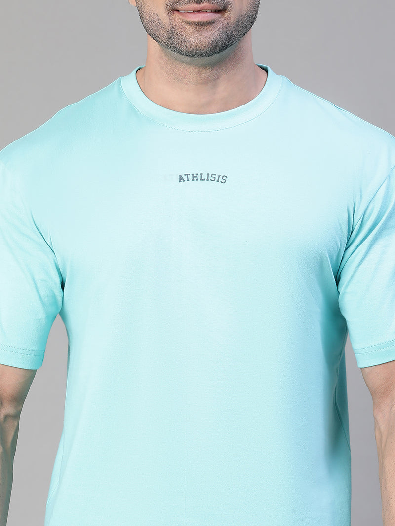 Eagle's Eye Oversized T-Shirt Teal Blue