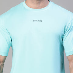 Eagle's Eye Oversized T-Shirt Teal Blue