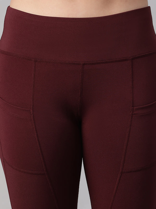 Streamline Legging Dark Maroon