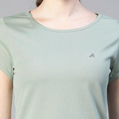Keyhole T-shirt Olive