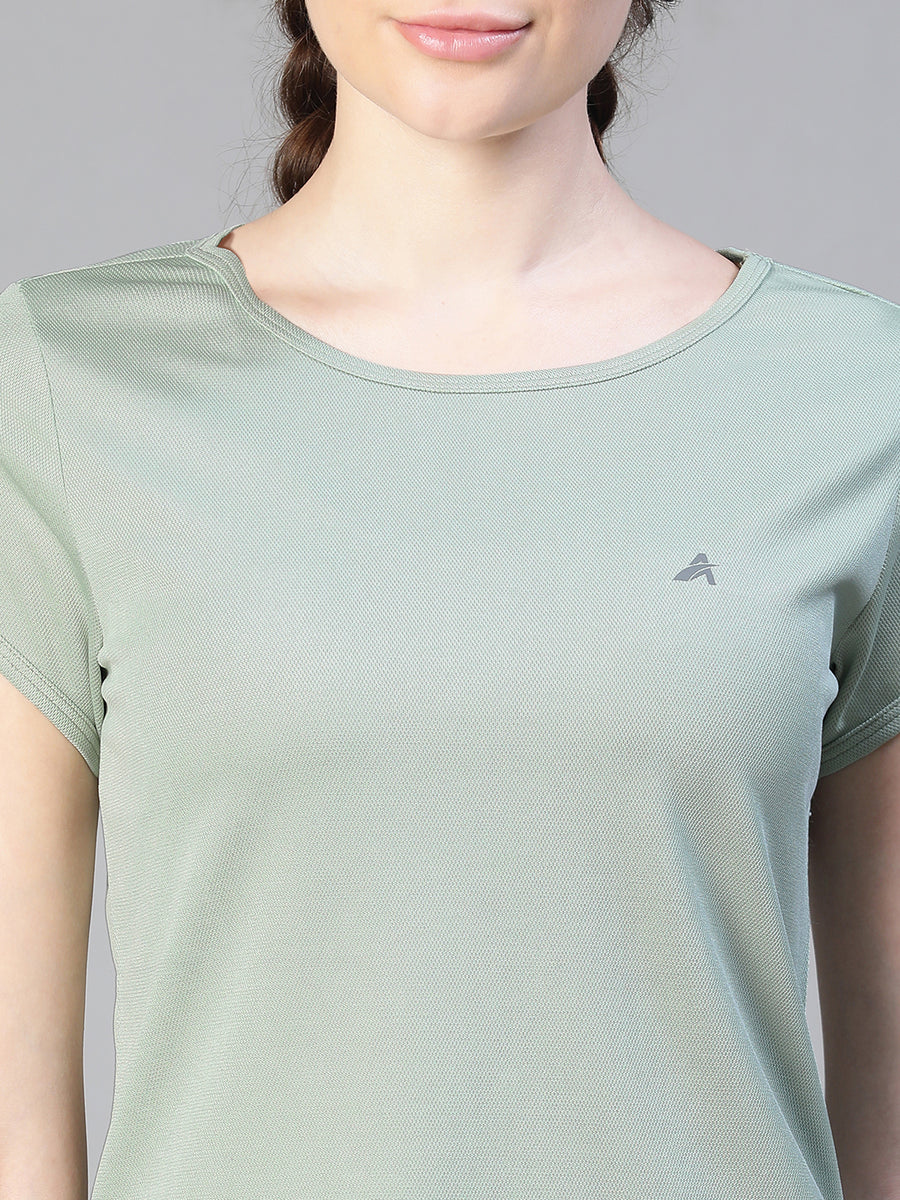 Keyhole T-shirt Olive