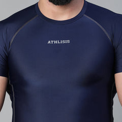 Basic Compression T-shirt Blue