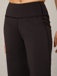 On The Go Wide Flare Pant Black