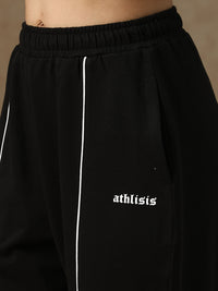 Flow Piping Sweatpants Black