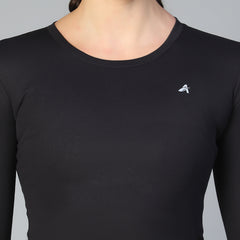 Bodycon Thumbhole T-shirt Black
