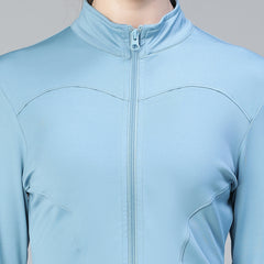 Sculpt Crop Jacket Ice Blue