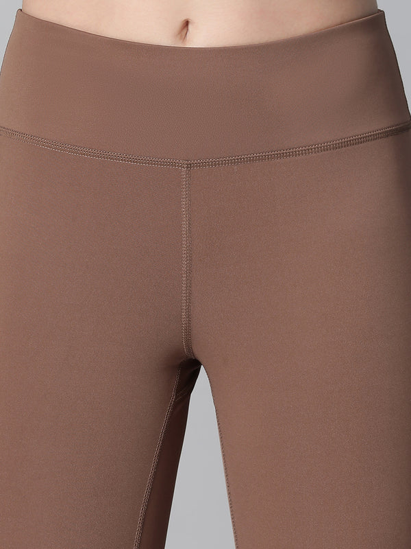 Streamline Panel Legging Tan