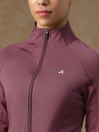 Midriff Crop Jacket Mauve