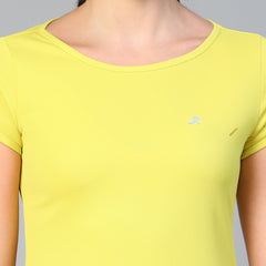 Keyhole T-shirt Apple Green