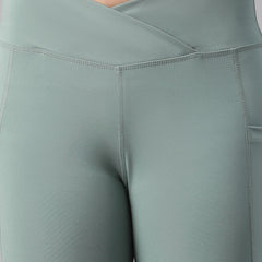 V-Front Legging Pista Green