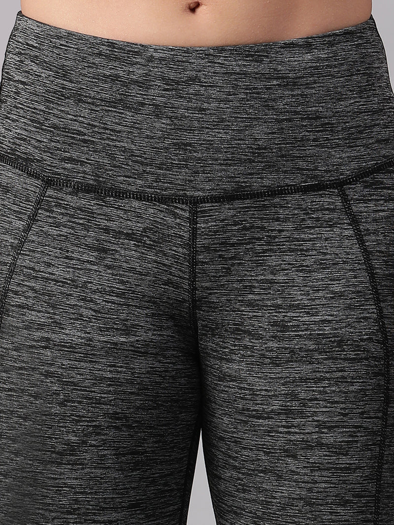 Essential High-Rise Leggings Gray Melange