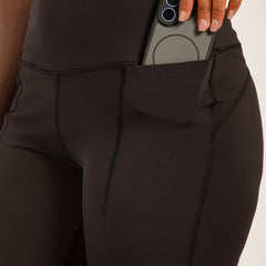 Defined Flare Pant Black