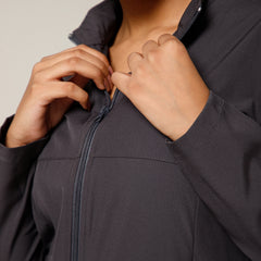 NS Staple Zip Jacket Charcoal