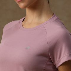 V Panel T-Shirt Lavender