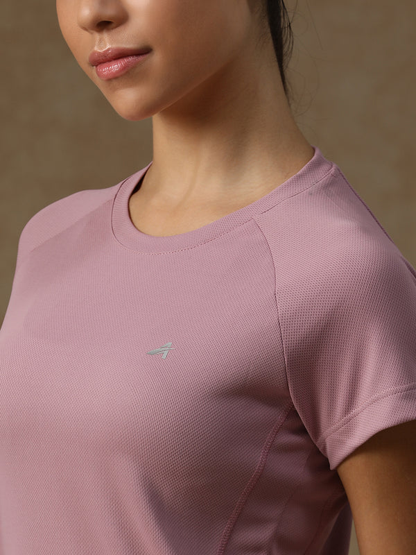 V Panel T-Shirt Lavender