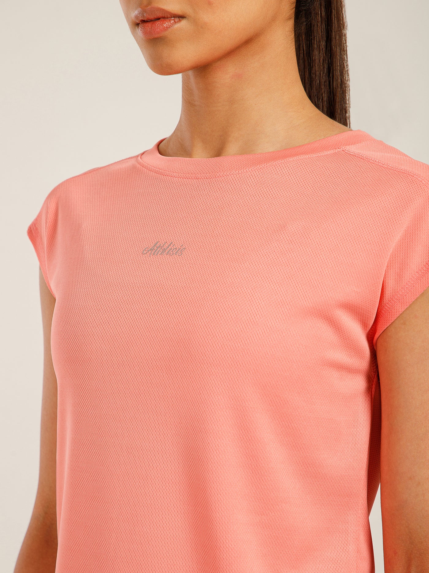 Cap Motion T-Shirt Coral