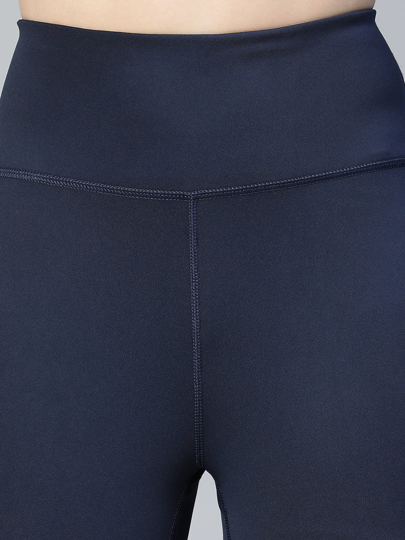 Laser Cut Leggings Navy