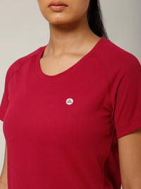 Raglan Sleeve T-Shirt Maroon
