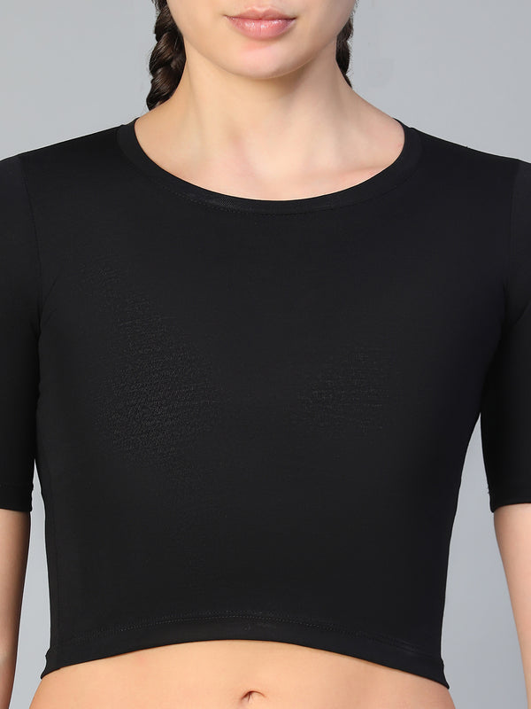 Essential Crop Top Brown