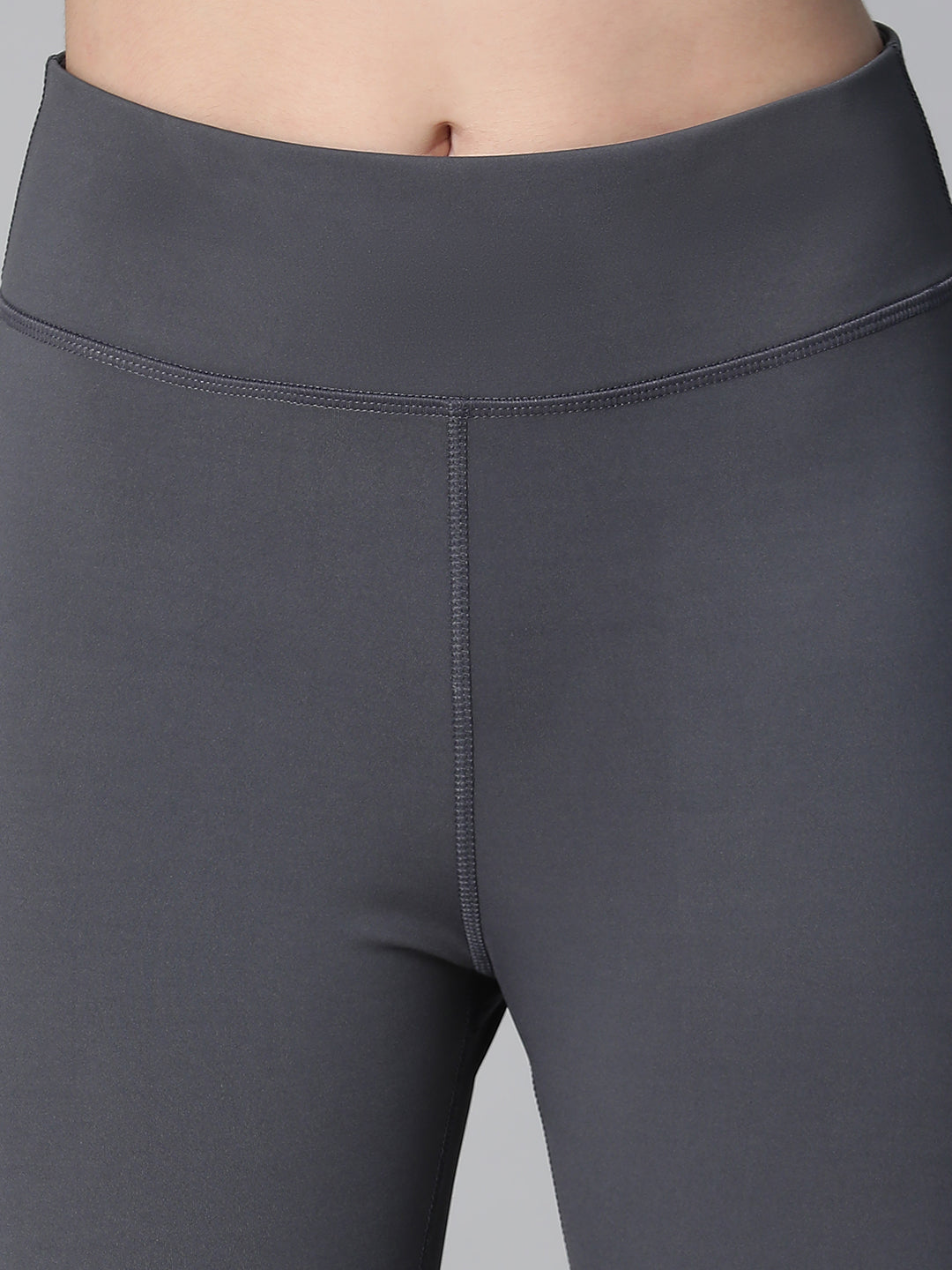 Geometric Mesh Leggings Gray