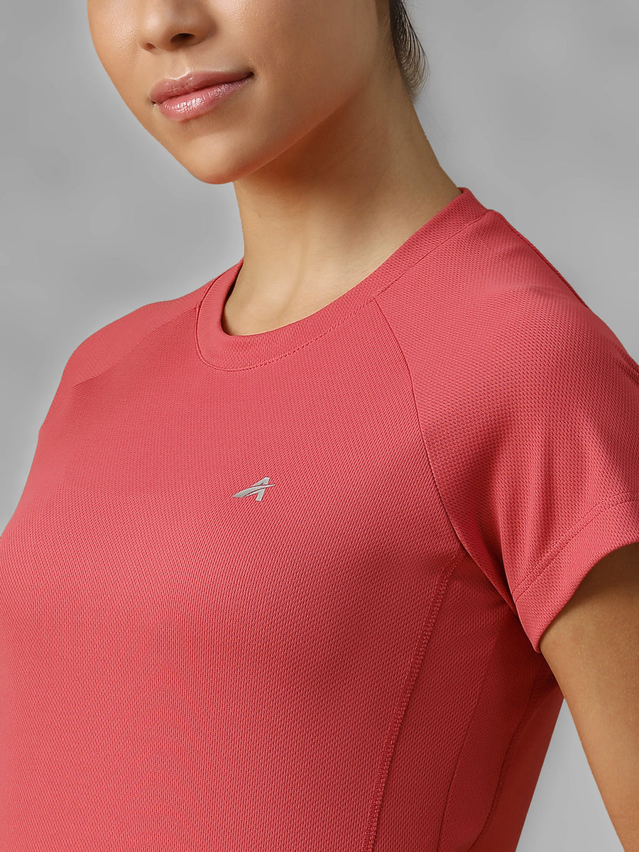V Panel T-Shirt Pink