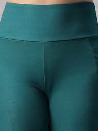 Dual Tone Flare Pant Ice Blue