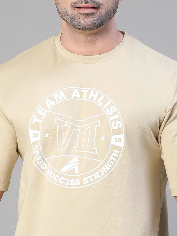 S³ Oversized T-Shirt Beige