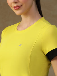 Contrast Tone T-Shirt Yellow