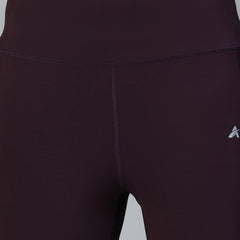 Laser Cut Leggings Wine