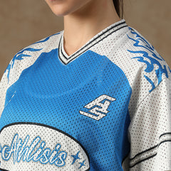 Cloud Nine Jersey Cobalt & White