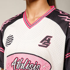 Cloud Nine Jersey Pink & Black