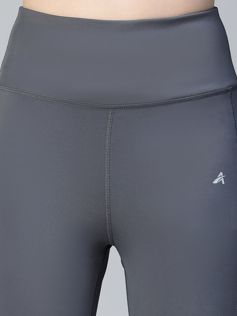 Laser Cut Leggings Gray