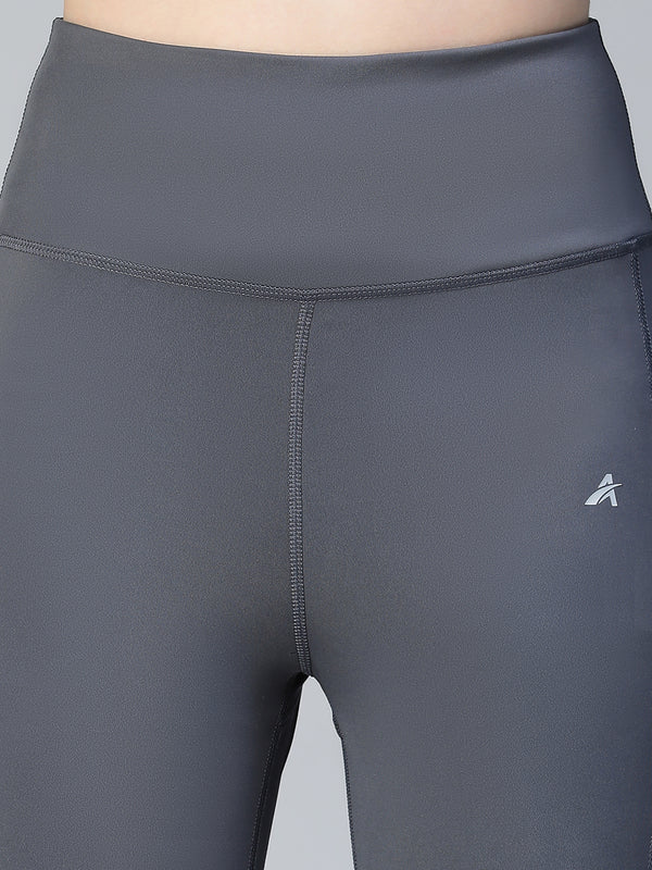 Laser Cut Leggings Gray