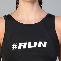 Run Sports Bra Black