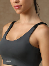 U Back Sports Bra Grey