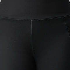 Dual Tone Flare Pant B&W