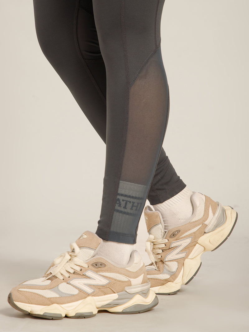 Flex Mesh Legging Grey