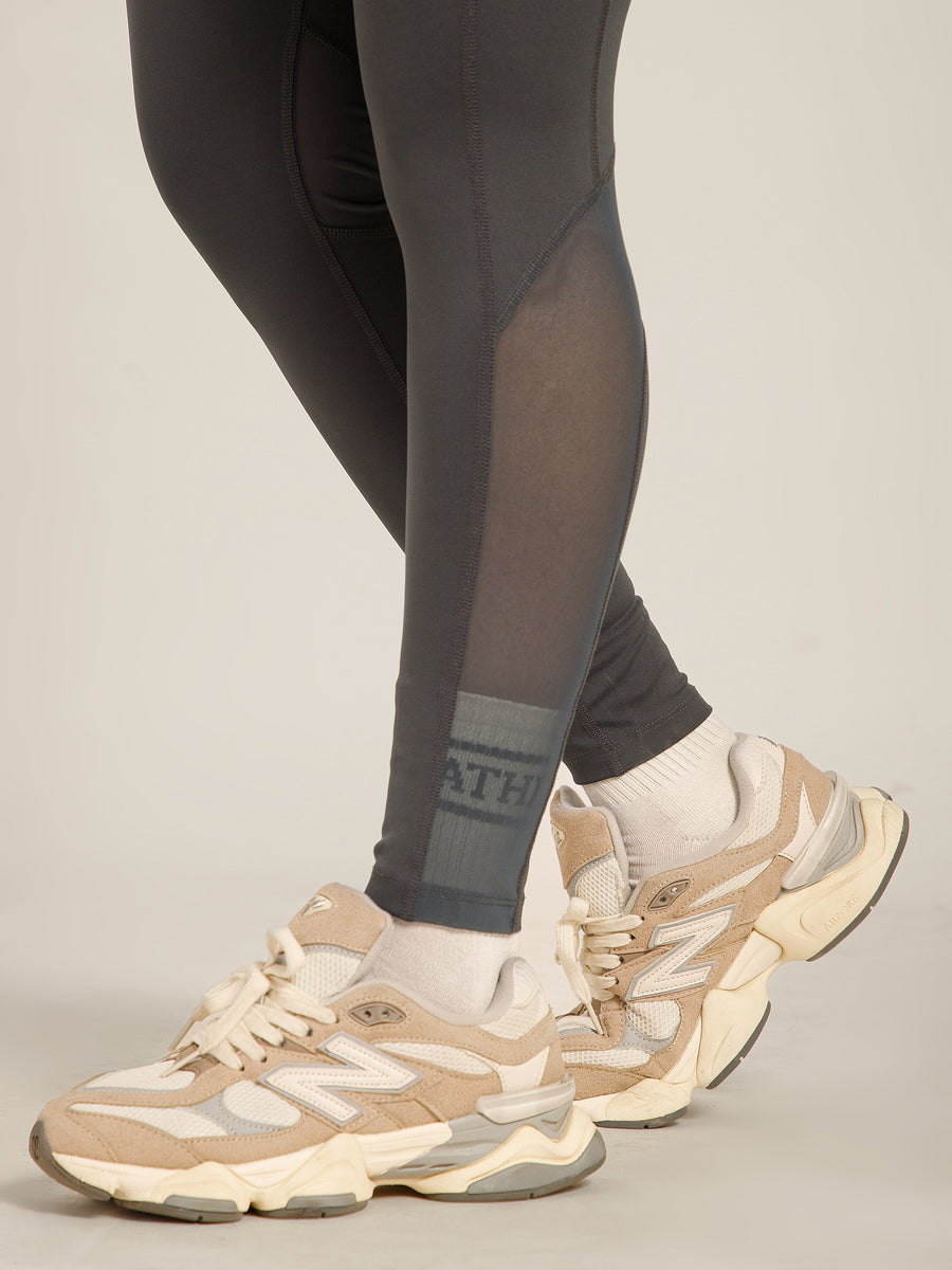 Flex Mesh Legging Grey