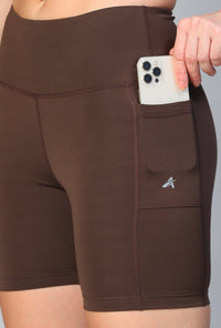 Stealth Active Shorts Brown