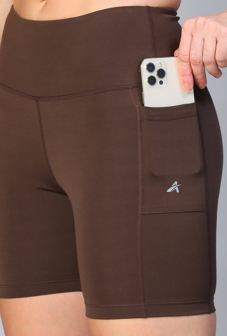 Stealth Active Shorts Brown