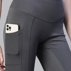 Kinetic Panel Legging Dark Gray