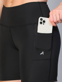 Stealth Active Shorts Black Athlisis Sports
