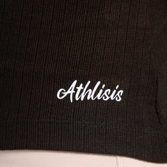 Ribbed Crop Top Black