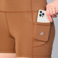 Aura Training Shorts Tan