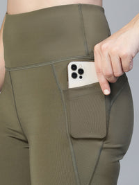 Active Sculpt Flare Pant Olive