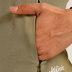 NS Staple Zip Jacket Olive