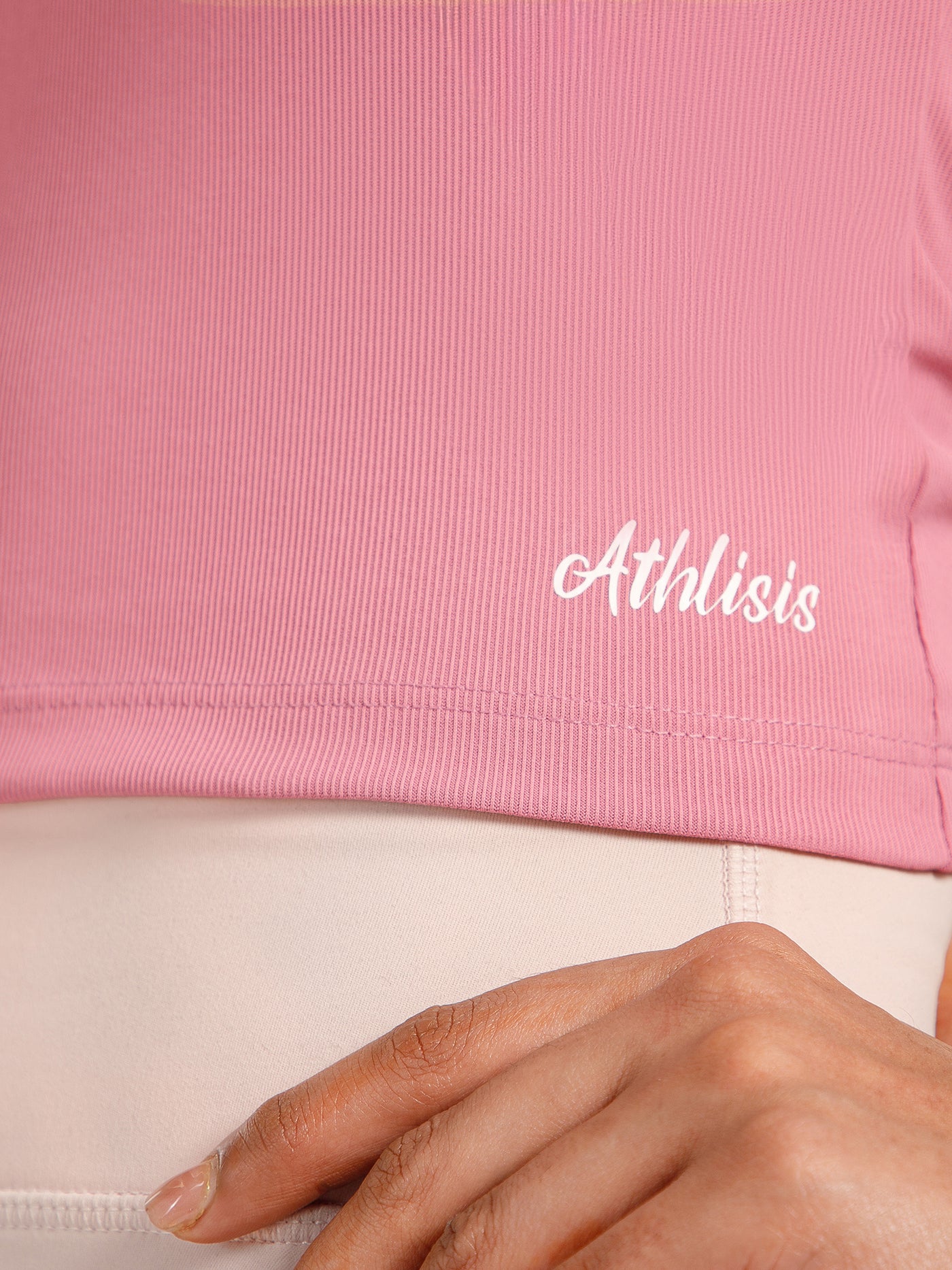 Built In Bra Y Adjustable Top Pink