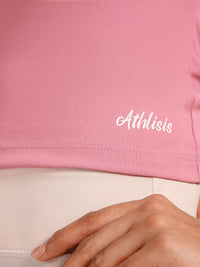 Built In Bra Y Adjustable Top Pink
